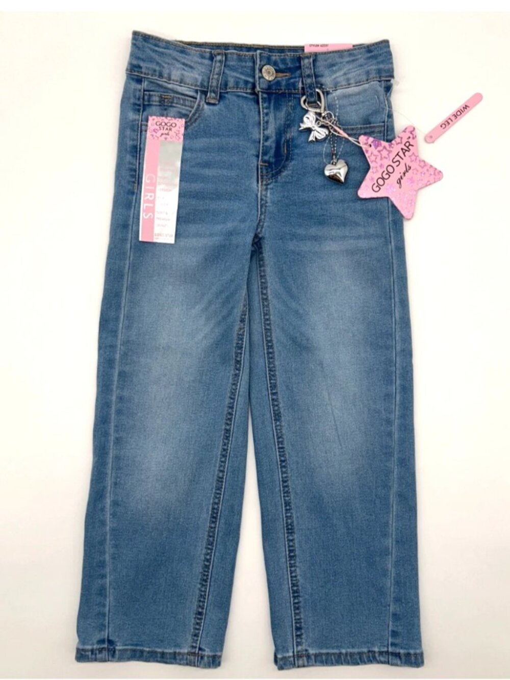 Gogo Star Girls Size 5 Wide Leg Jeans NWT